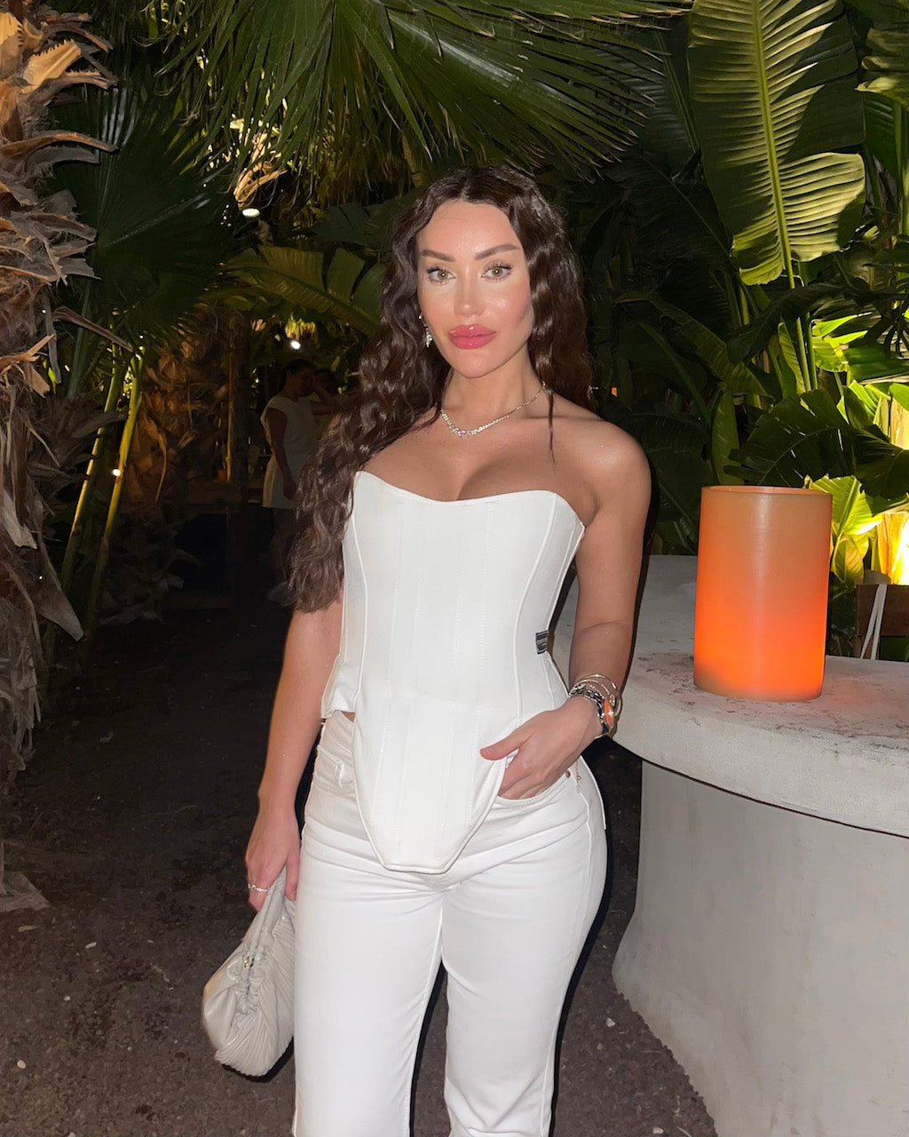 Zeyna Off-White Corset - Elvin's Choice