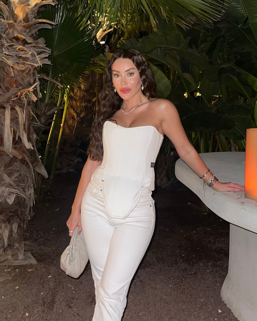 Zeyna Off-White Corset - Elvin's Choice