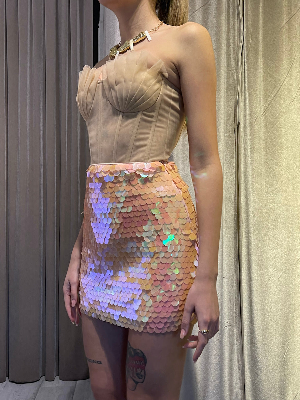 İbiza Salmon Skirt
