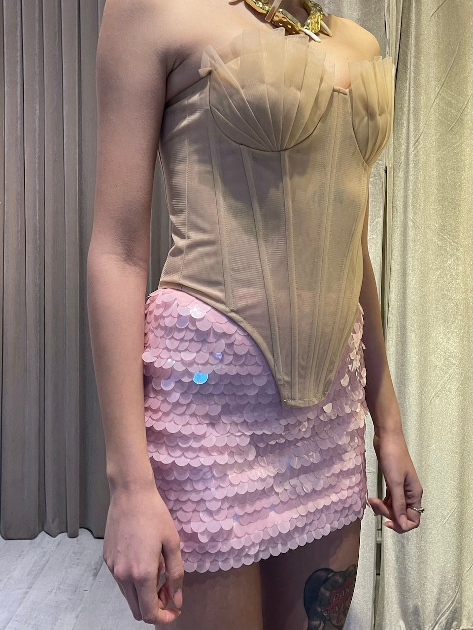 Seashell Beige Corset