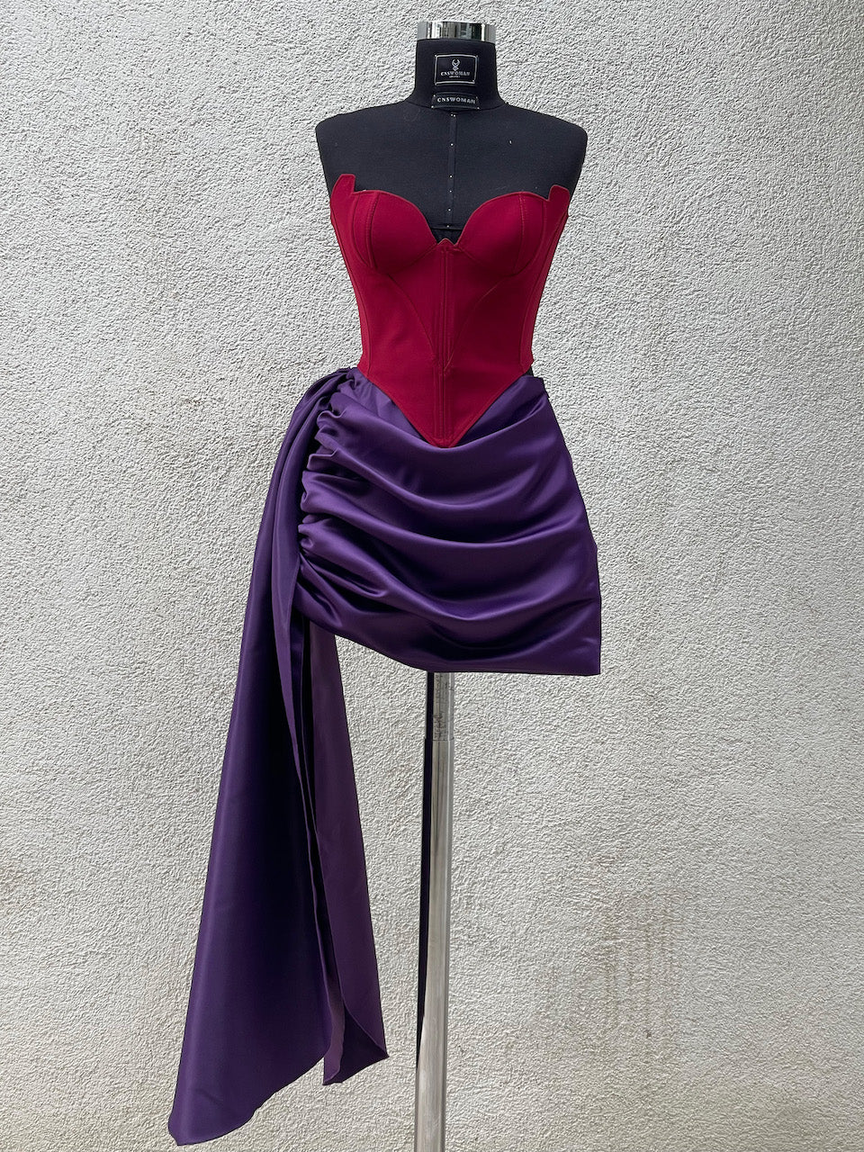 Pale Flower Purple Skirt