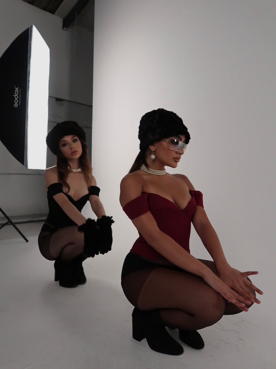 Fox Burgundy Corset