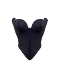 Desert Rose Matte Black Corset