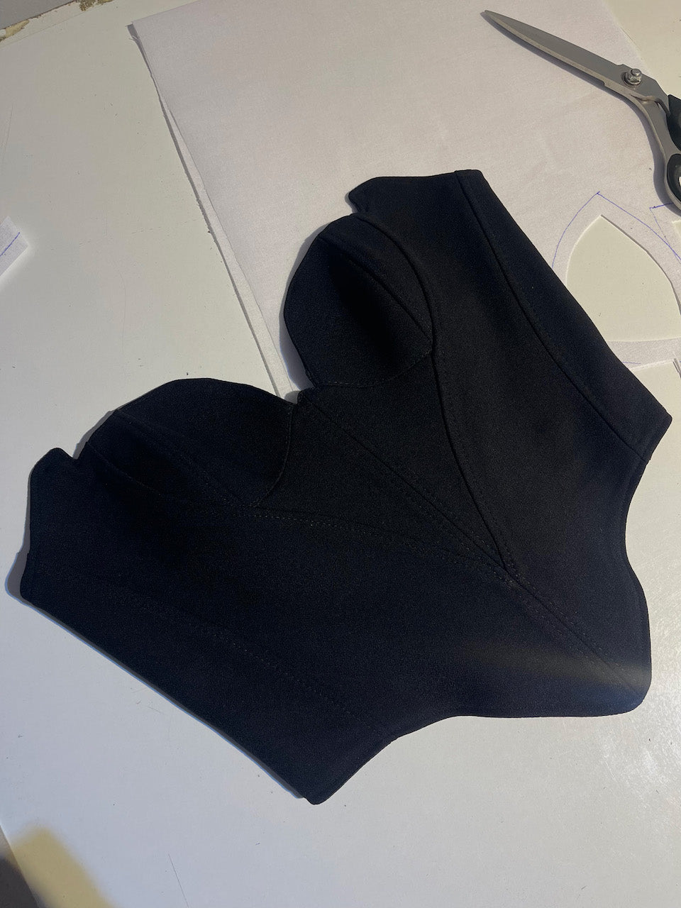 Desert Rose Matte Black Corset