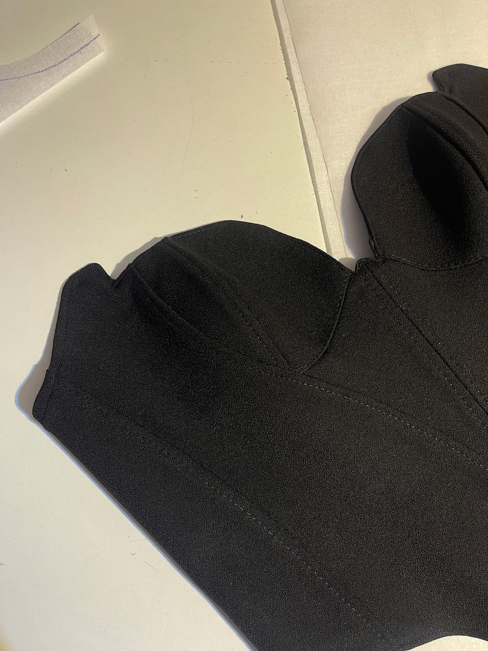 Desert Rose Matte Black Corset