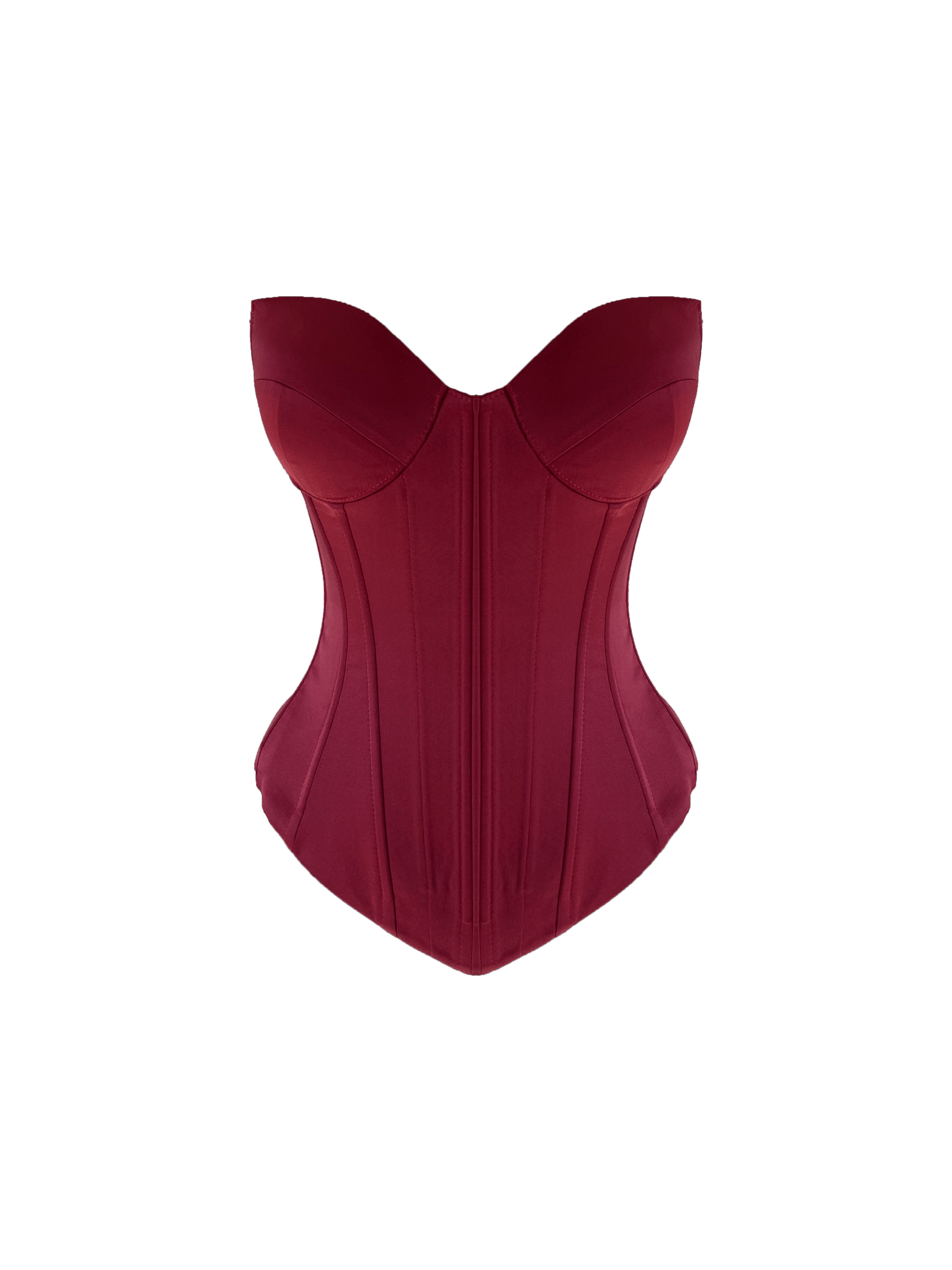 Kalila Dark Red Corset