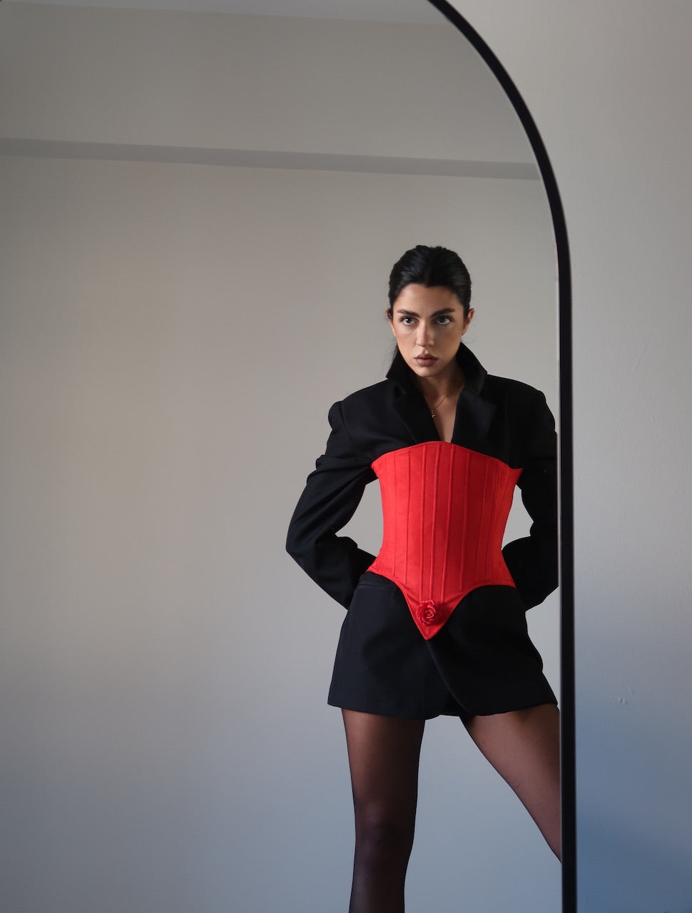 Nunu Red Corset
