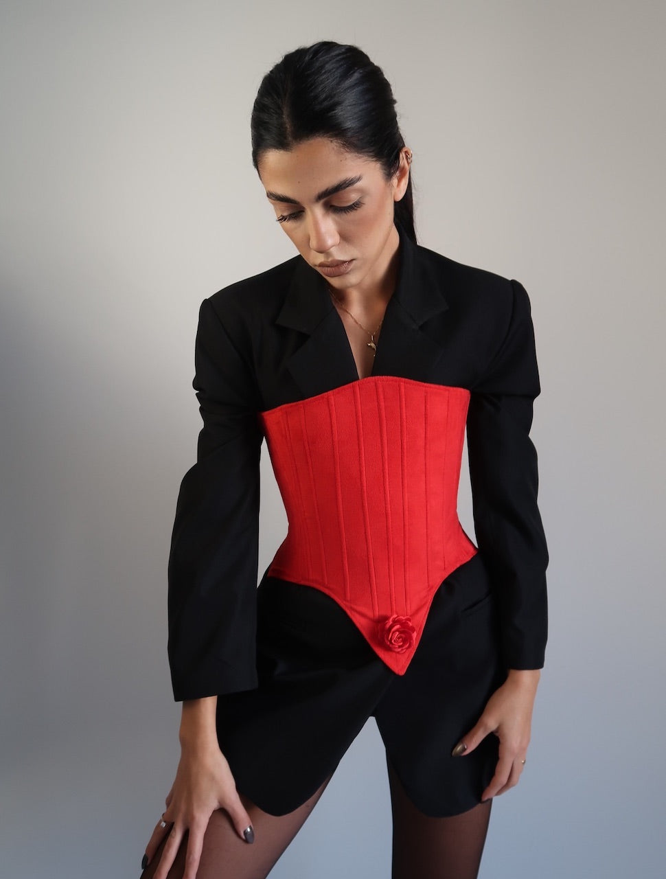 Nunu Red Corset