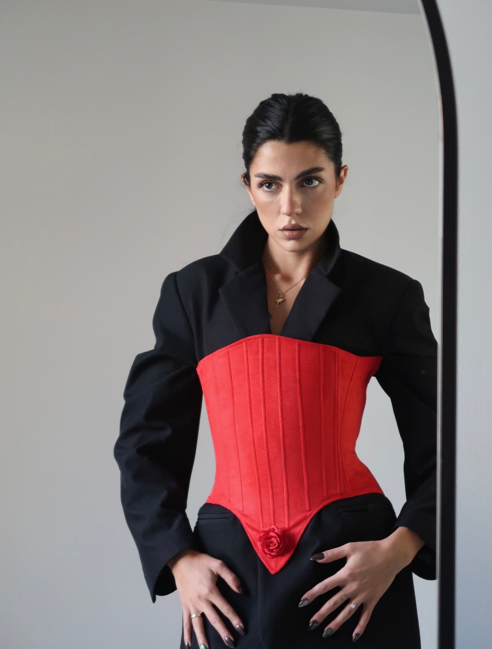 Nunu Red Corset