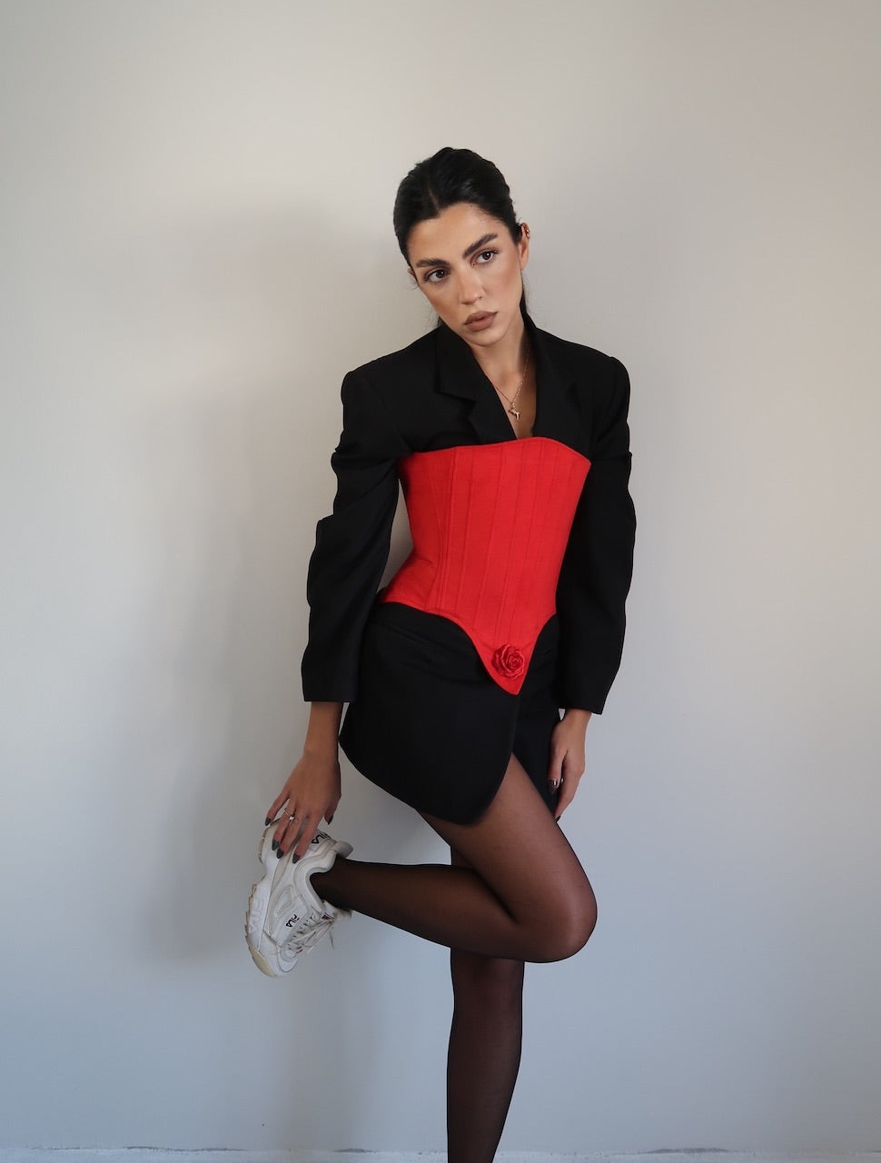 Nunu Red Corset