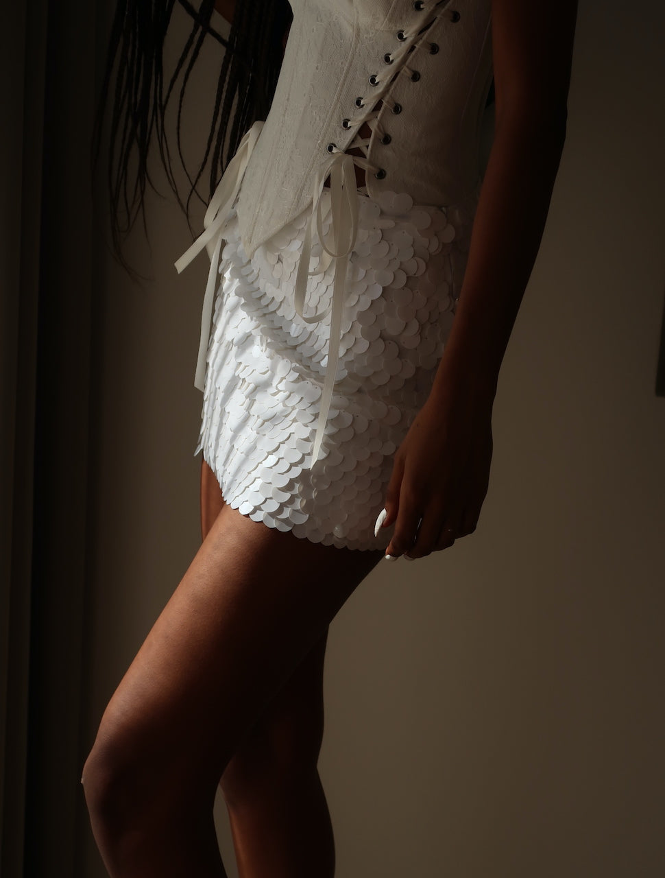 İbiza White Skirt
