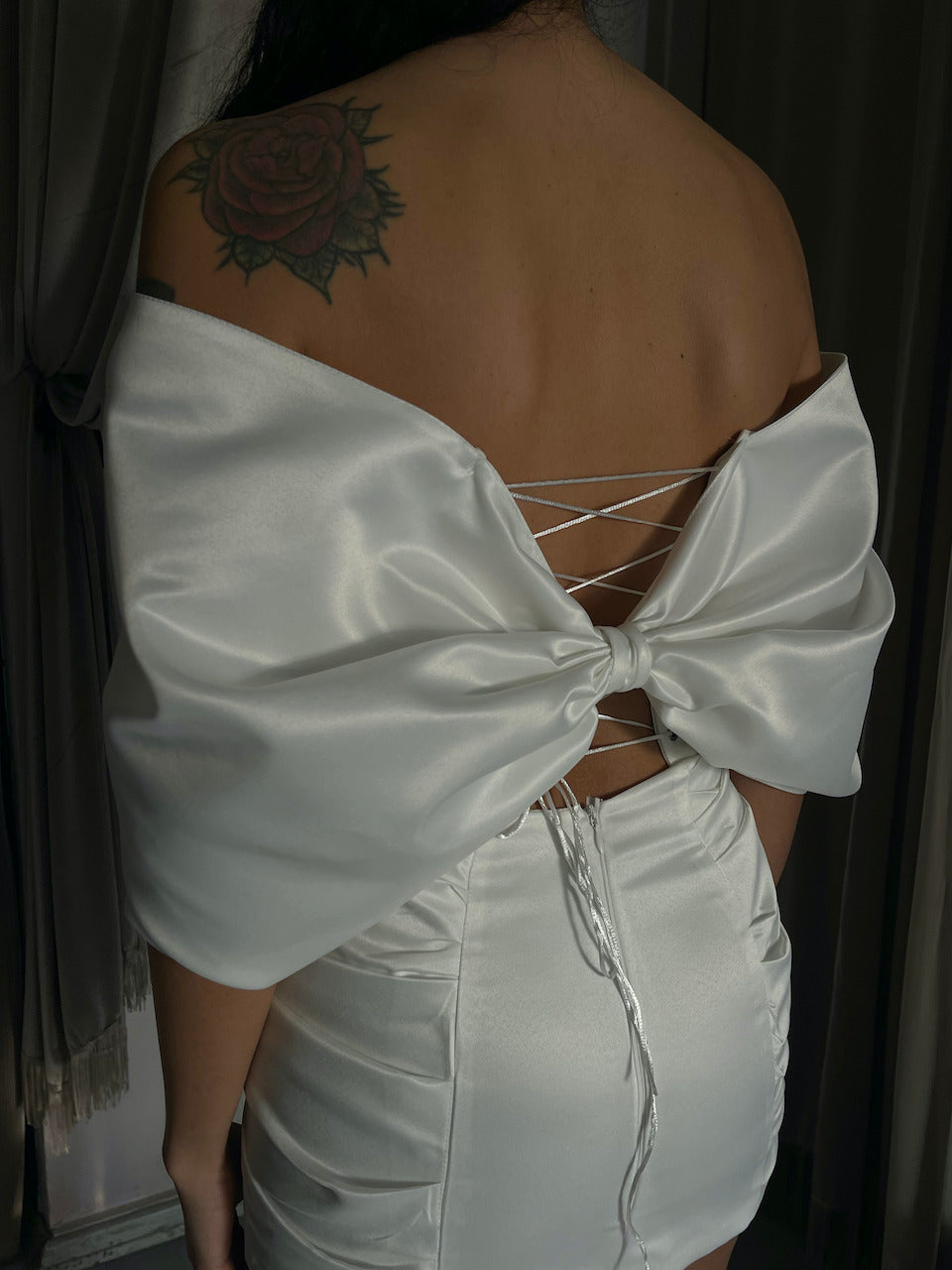 Noir Etoilé White Corset