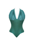 Sunset Emerald Green Corset - İlayda's Choice