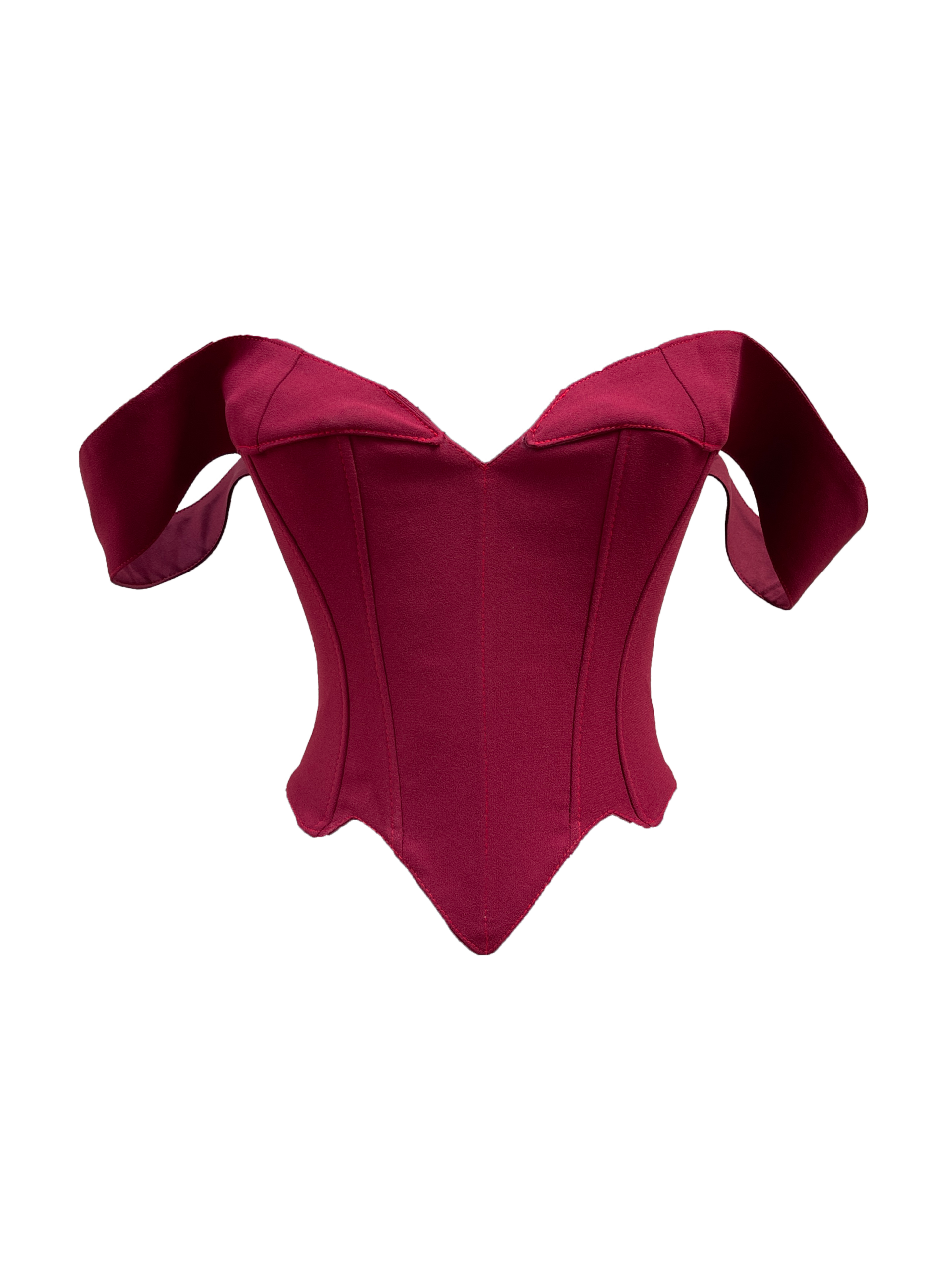 Fox Burgundy Corset