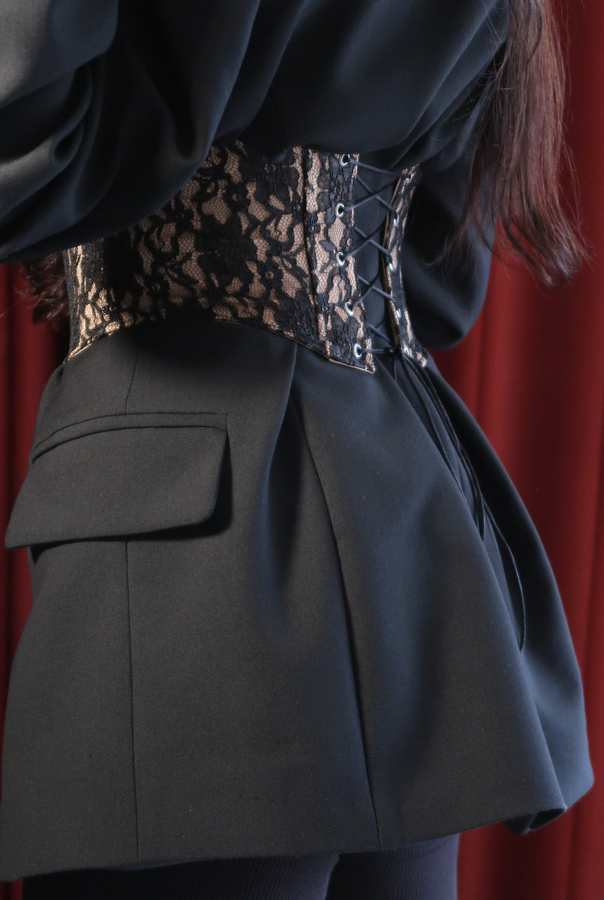 Passion Black Lace Corset