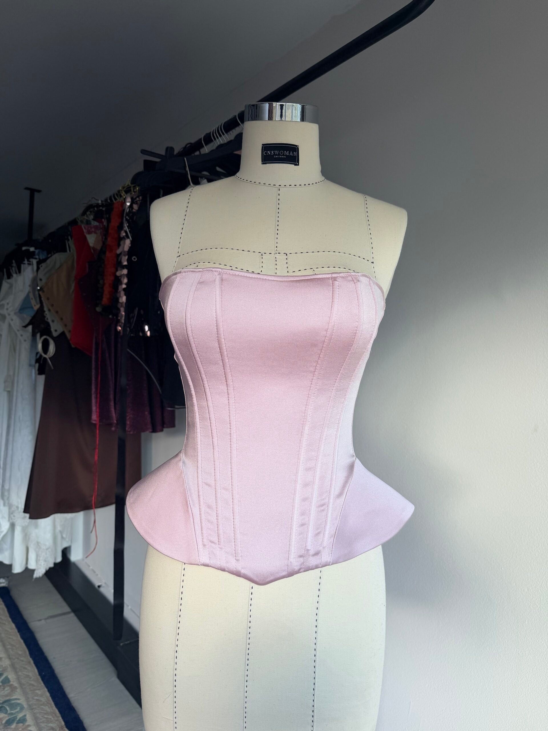 Sepia Pink Corset
