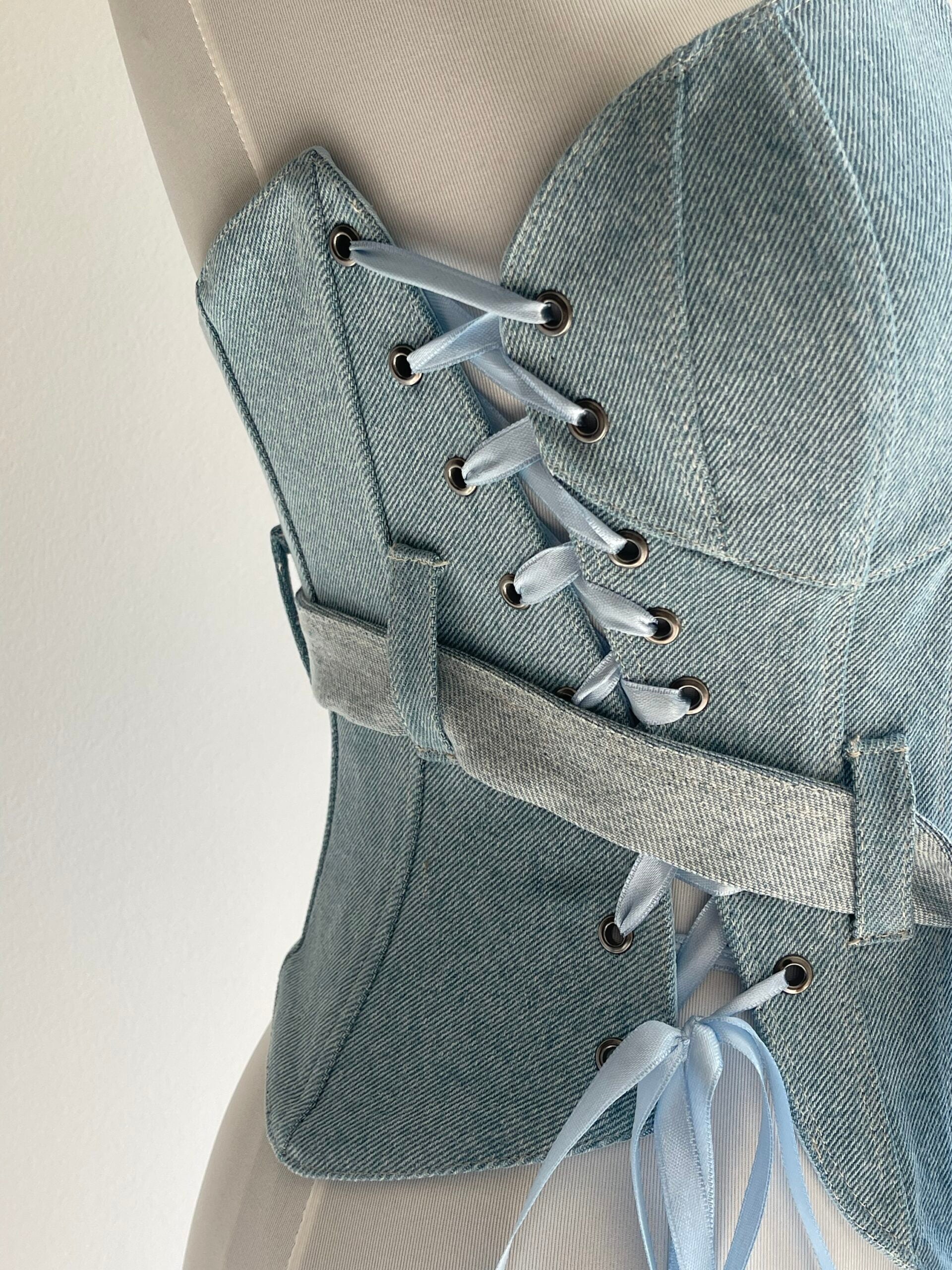 Rosalinda Blue Jean Corset
