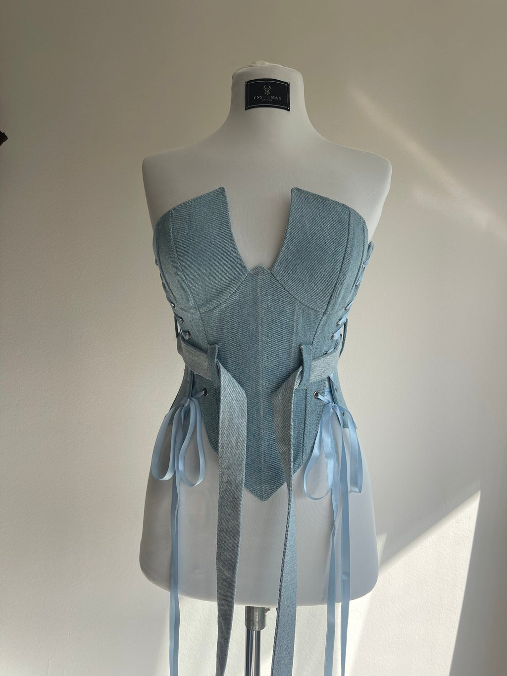 Rosalinda Blue Jean Corset