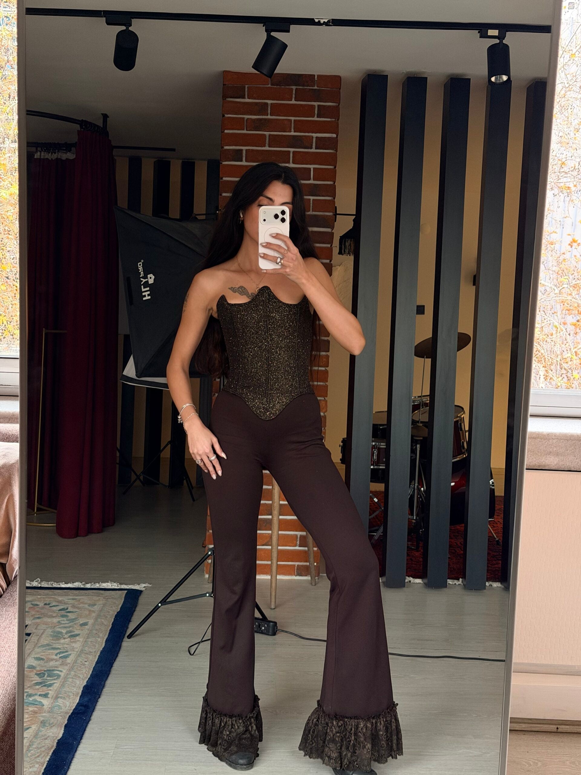 Armor Gold Black Corset