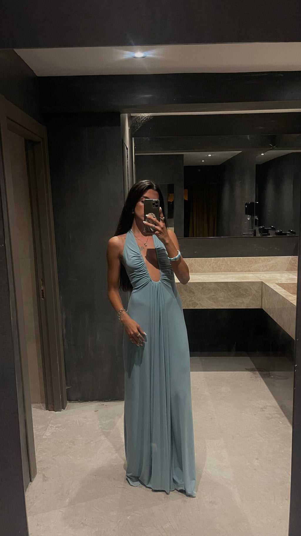 Bodrum Water Green Dress