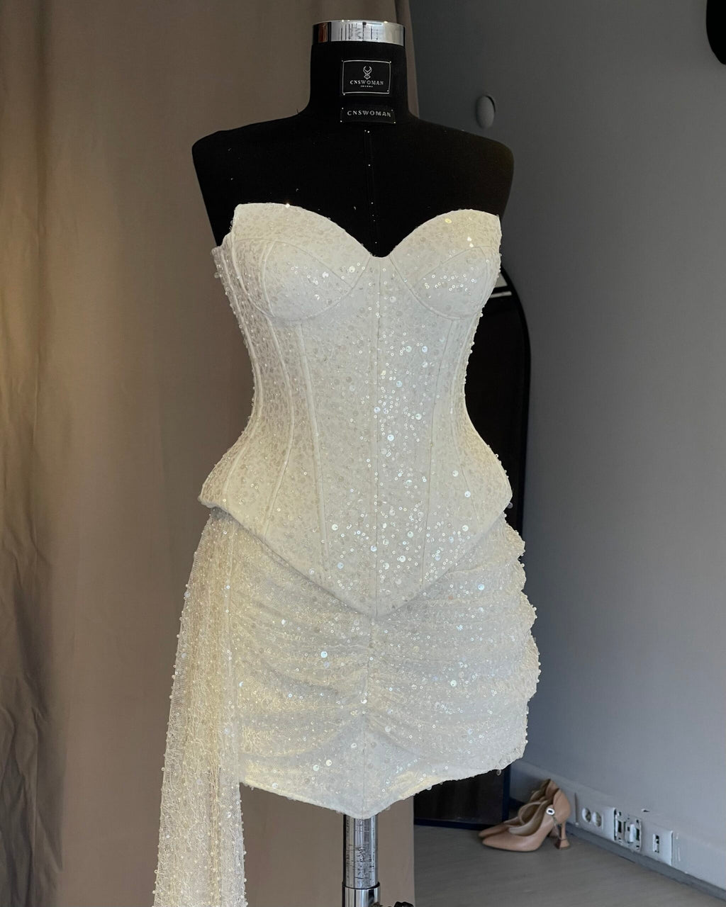 Kalila and Turtle Corset-Skirt Lace Set