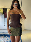 Sepia Brown Corset