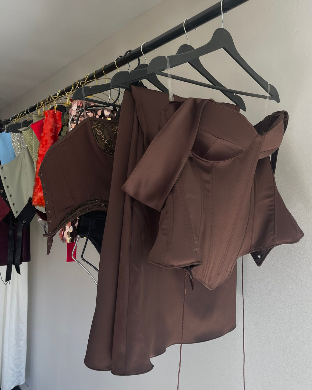 Kalila Dark Brown Corset