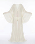 Innate Grace Collectıon Pearl White Kimono