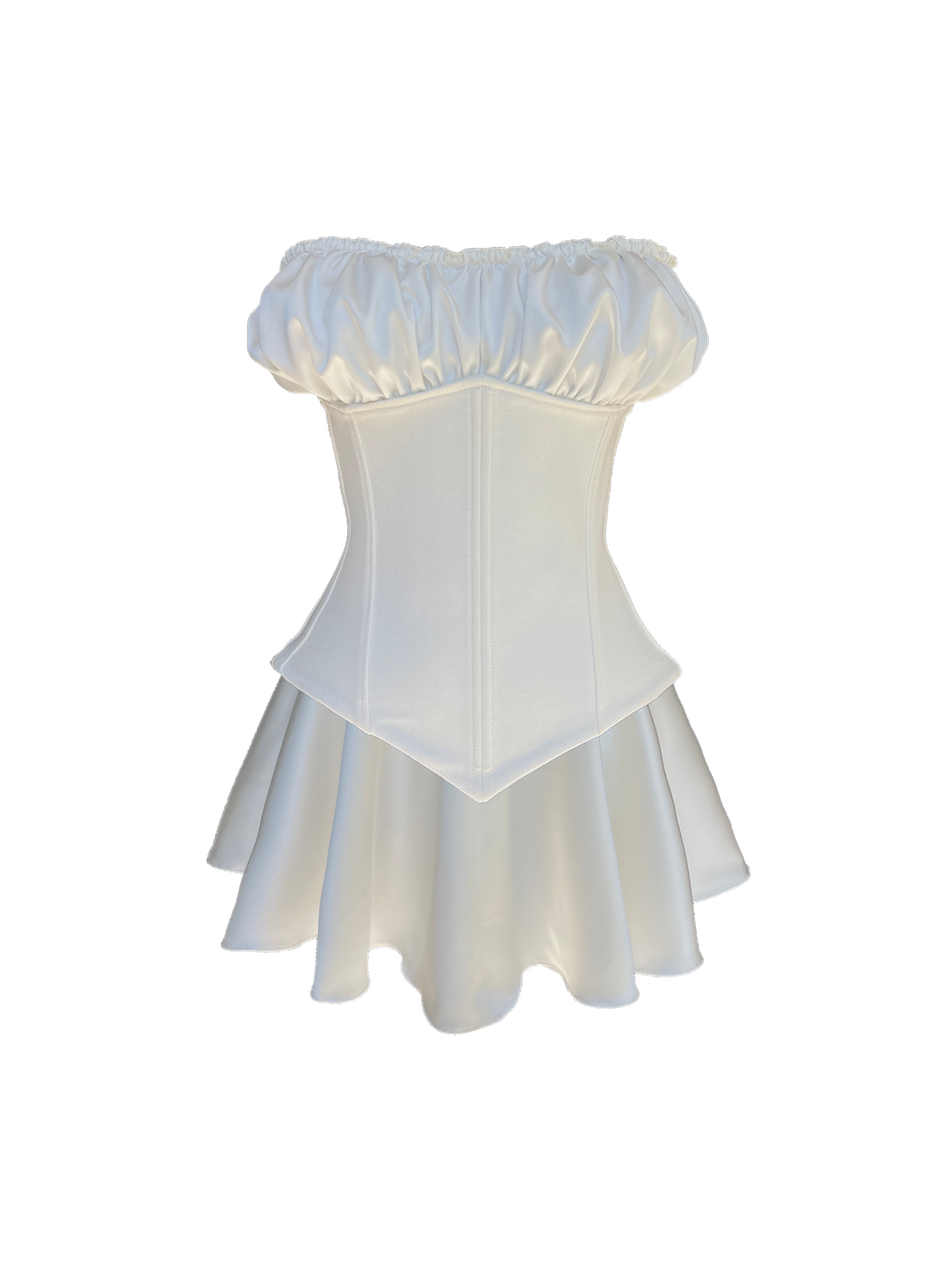 Elanor White Corset