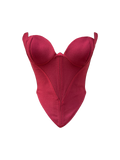Desert Rose Burgundy Corset - Süheyla's Choice