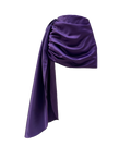 Pale Flower Purple Skirt