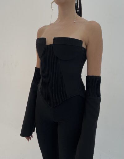 Gladiatrix - Goddess Corset & Hand Cuffs Set