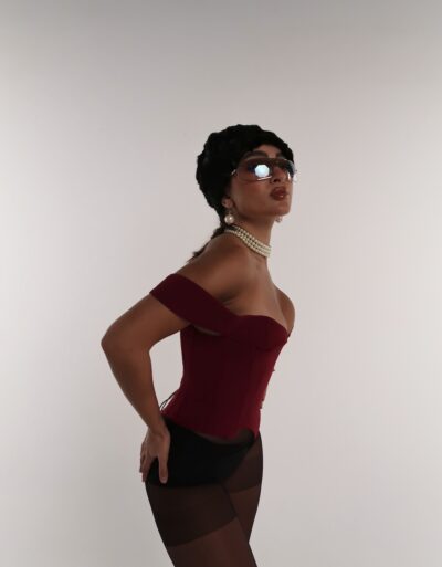 Fox Burgundy Corset