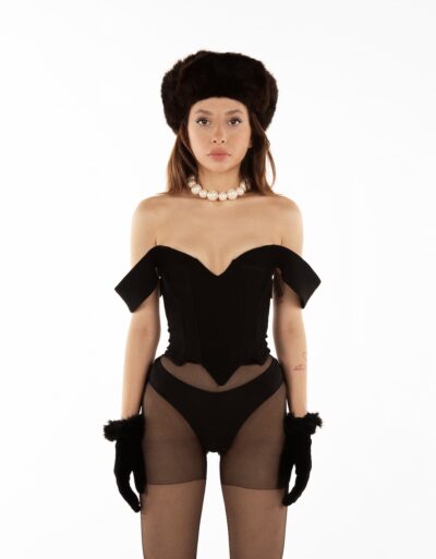 Fox Black Corset