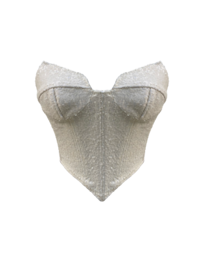 Elizabeth Stardust Off-White Corset
