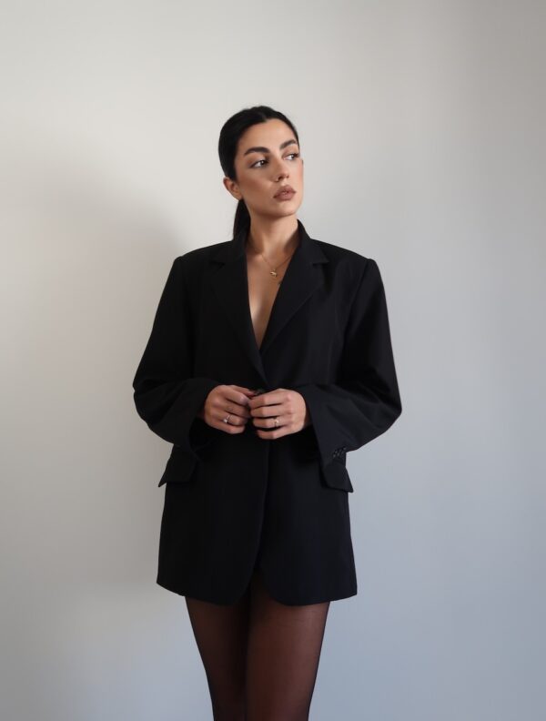 90's Oversize Daddy Blazer Jacket - Görsel 4