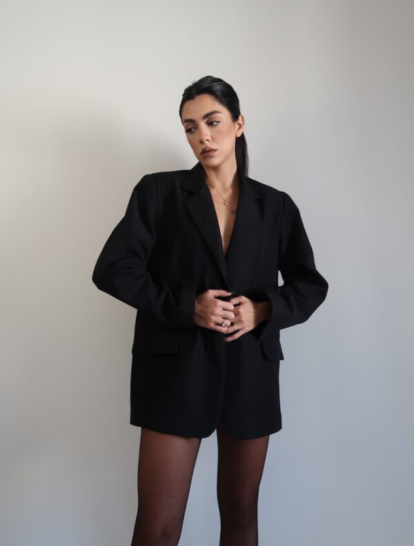 90's Oversize Daddy Blazer Jacket - Görsel 3