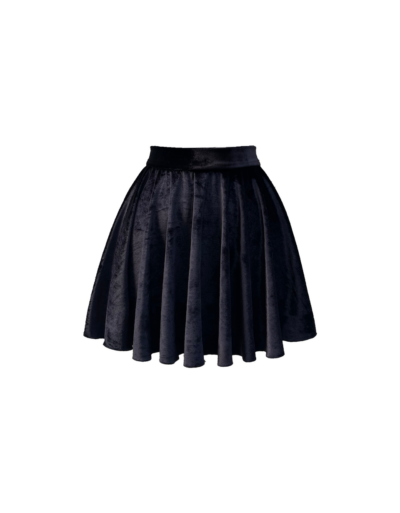 Dahlia Velvet Skirt