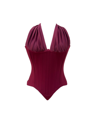 Heartbreaker Sunset Burgundy Corset