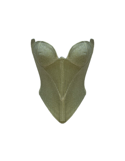 Limited Edition Desert Rose Turtle Green Corset