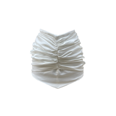 Noir White Skirt