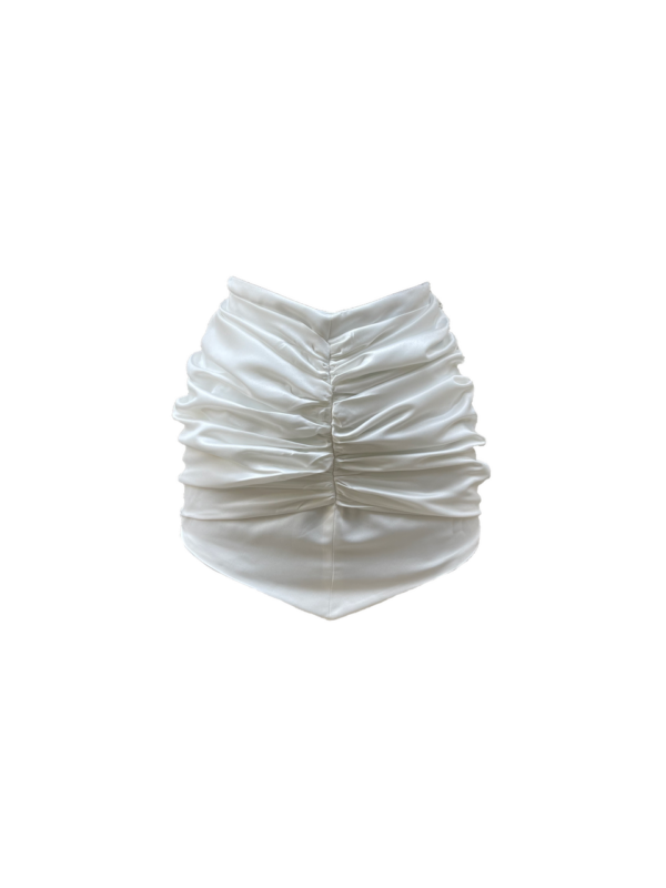Noir White Skirt