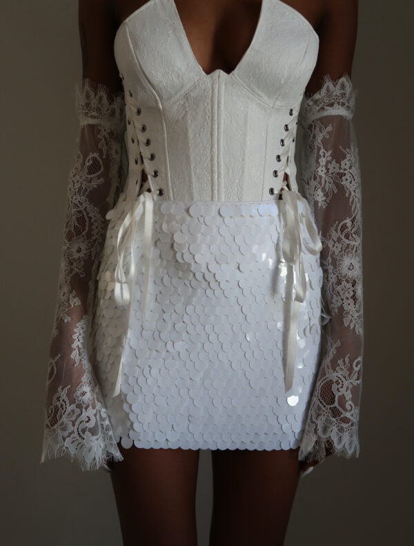 İbiza White Skirt - Görsel 4