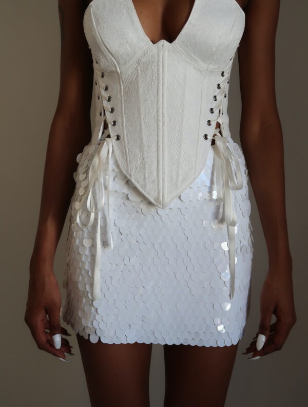 İbiza White Skirt - Görsel 3