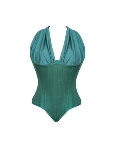 Sunset Emerald Green Corset - İlayda's Choice