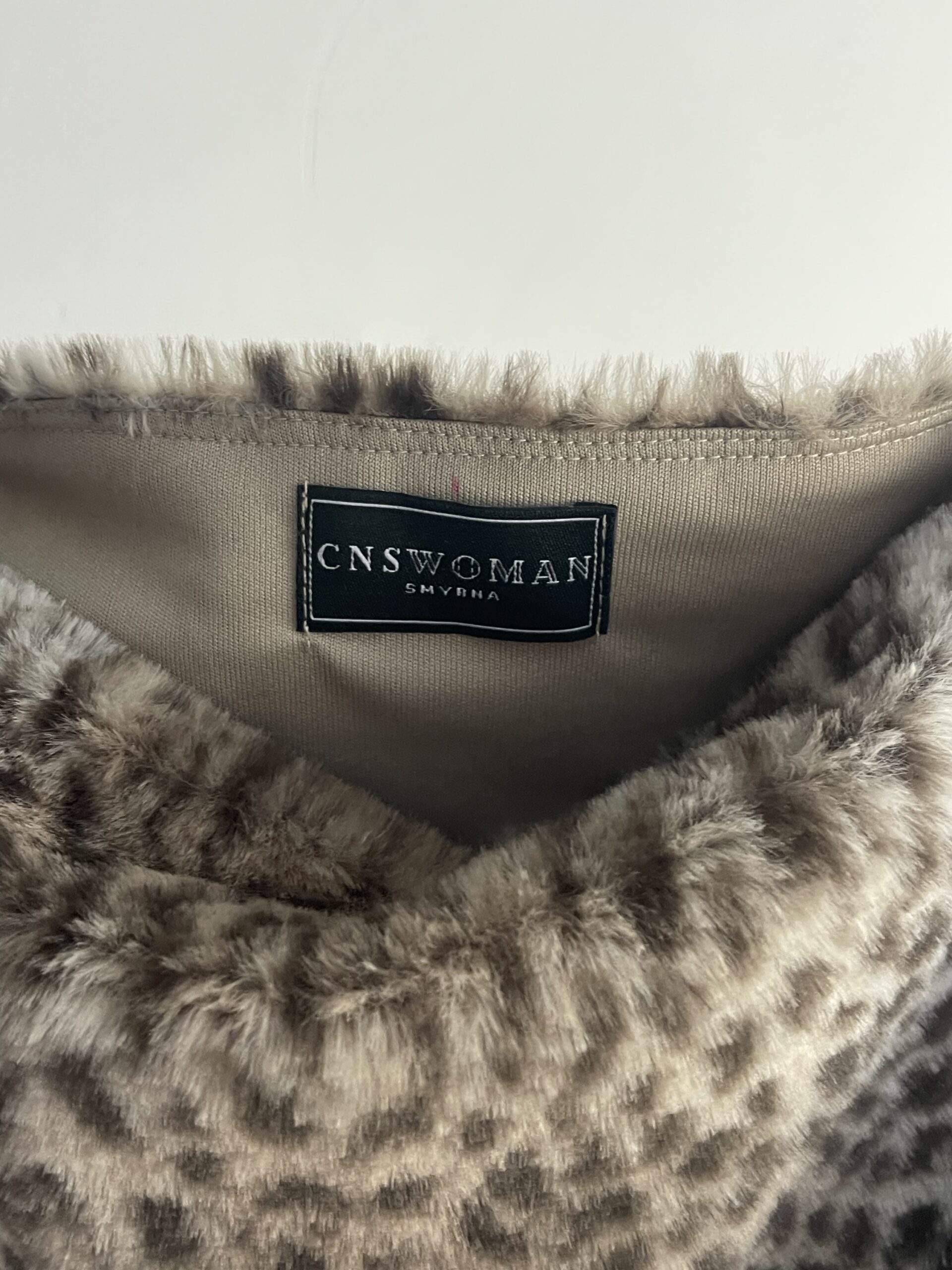 Ön satış - Zey Leopar Desenli Kürk Etek - Görsel 3