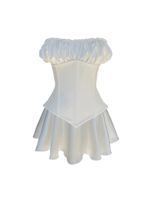 Elanor White Corset - Görsel 3
