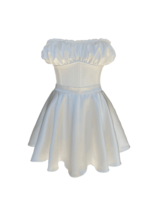 Elanor White Corset - Görsel 2