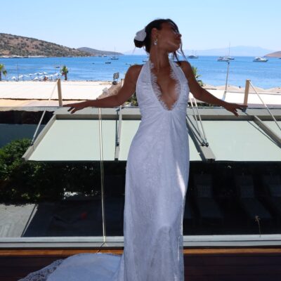 Bodrum Lace Off-White Dress
