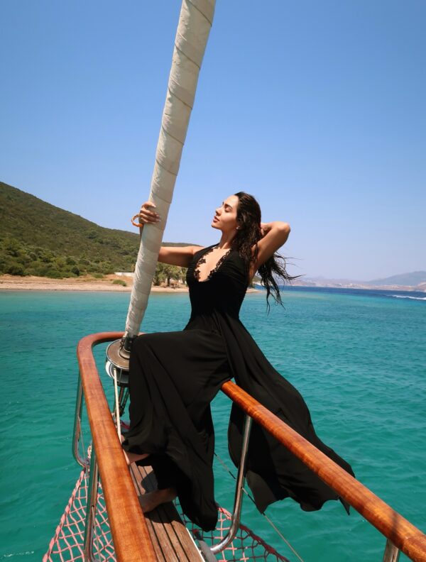 Bodrum Black Dress - Görsel 5